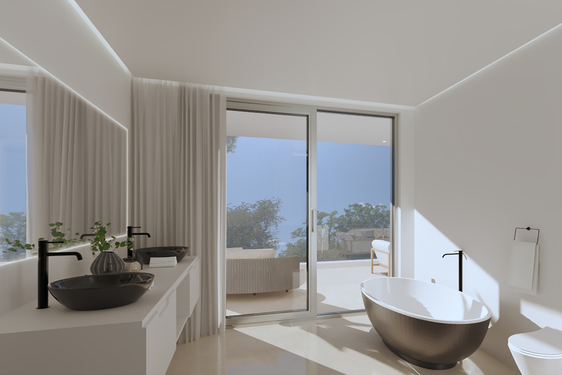 Master bathroom