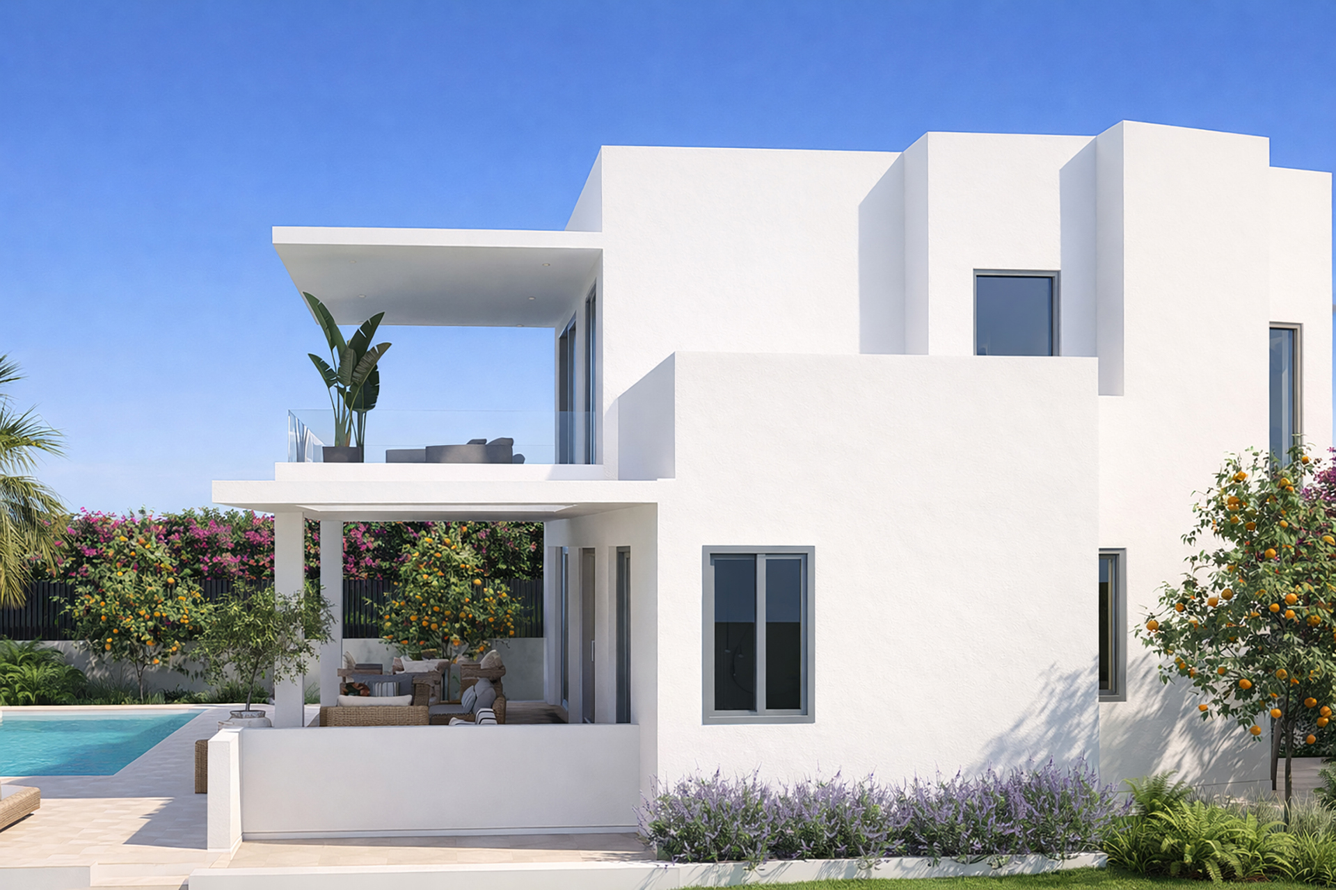 Villa Sol Side View 1